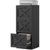 3-Drawer Vertical Filing Cabinet - Black