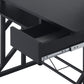 Computer Desk with Keyboard Tray, Writing Desk with Drawer, Workstation for Home Office, Black (35.4"Lx19.7"Wx39.4"H)