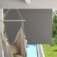 Patio Door Blinds, Outdoor Roller Shades, Cordless Roll Up Shade for Porch Gazebo, Light Grey