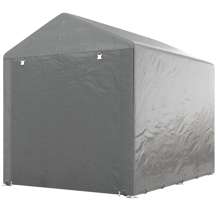 Galvanized Steel Bike Shed