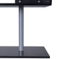 55" Corner Computer Desk, 360° Rotating L-Shaped Desk, Home Office Workstation with 3-Tier Shelves, Black