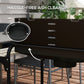 Charcoal Barbecue Grill with Adjustable Grill Height, Portable BBQ Trolley with Ash Catcher and Wheels, Black