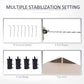 10' x 10' Pop Up Canopy Tent, Instant Sun Shelter, Tents for Parties, with Wheeled Carry Bag, for Outdoor, Garden, Patio, Beige