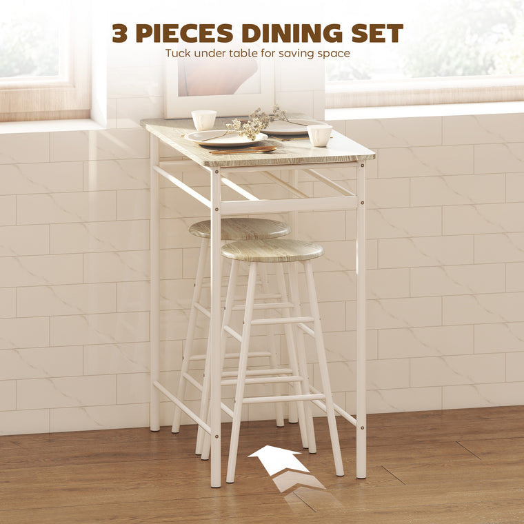 3-Piece Counter Height Bar Table Set