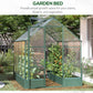 8.2' x 6.2' Greenhouse Aluminum Frame with Temperature Controlled Window