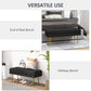 39" Storage Ottoman, Velvet End of Bed Bench with Steel Legs, Foot Stool with Storage for Bedroom, Living Room, Black