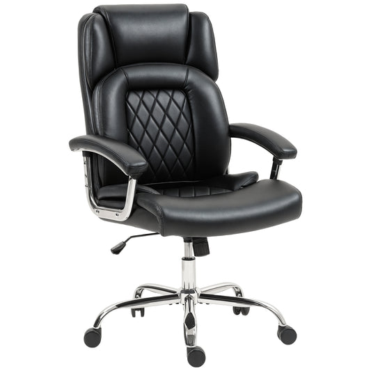 Big and Tall High-Back Office Chair, 400 lbs - Black
