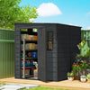 Garden Shed with Lockable Door, Vents & Windows