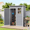 5' x 3' Garden Shed with Lockable Doors and Vents