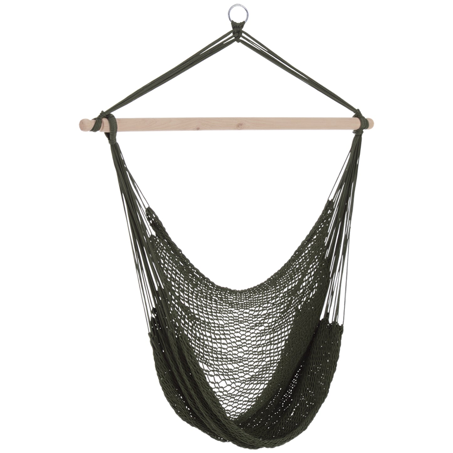 Portable Hammock Chair, Hanging Woven Hammock Swing Chair Sleeping Bed for Outdoor Garden Yard Camping, Orange