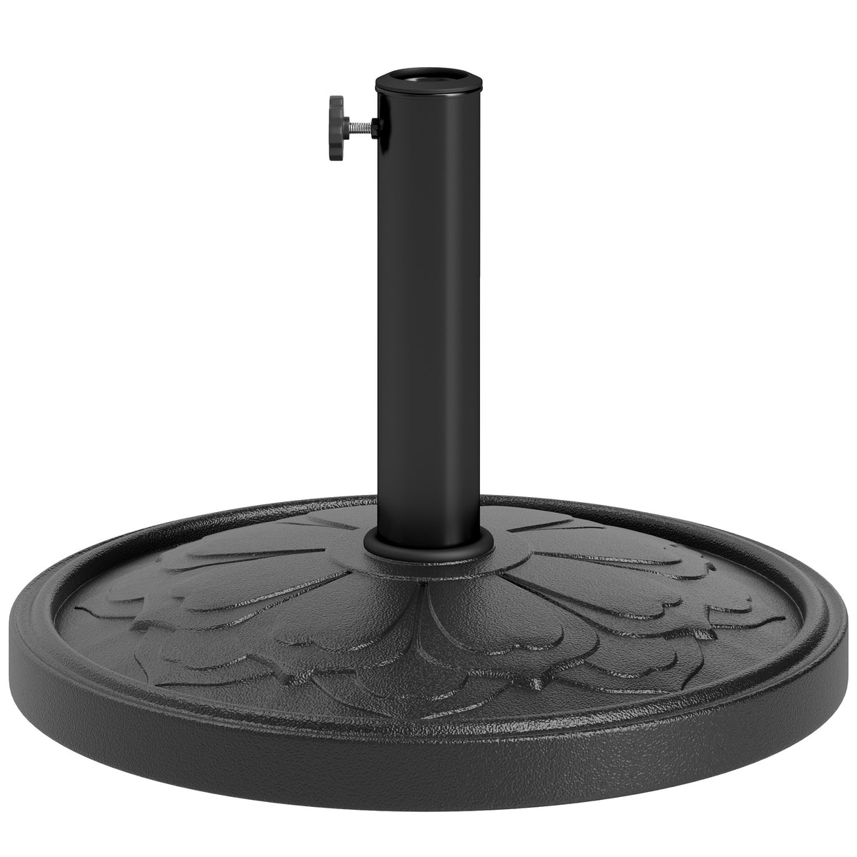 26 lbs Resin Round Umbrella Base with Stand