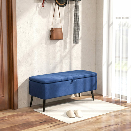 40" Linen Storage Ottoman Bench