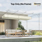 8' x 9.4' Retractable Pergola Canopy Replacement, Fit 7' x 10' Frame, UV30+ Pergola Cover Top Only, Cream