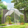 6' x 3.3' x 5.5' Steel Greenhouse with Clear Plastic Cover