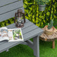 Wooden Garden Bench for Outdoor, 2-person Patio Bench, Loveseat Furniture for Lawn, Deck, Yard, Porch and Entryway, Grey