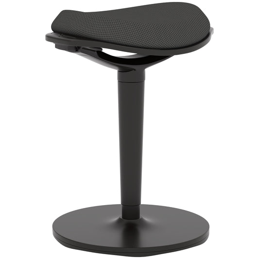 Ergonomic Wobble Standing Desk Stool - Black