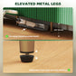 Modern Kitchen Storage Cabinet, Sideboard Buffet Cabinet w/ 3 Drawers and Adjustable Shelves for Kitchen Hallway, Green