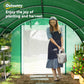 Walk-in Tunnel Greenhouse, Plant Hot House with Sunshade Net, Roll-up Mesh Sidewalls, 2 Doors