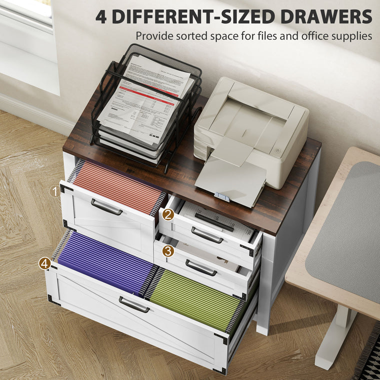 4-Drawer Lateral Filing Cabinet