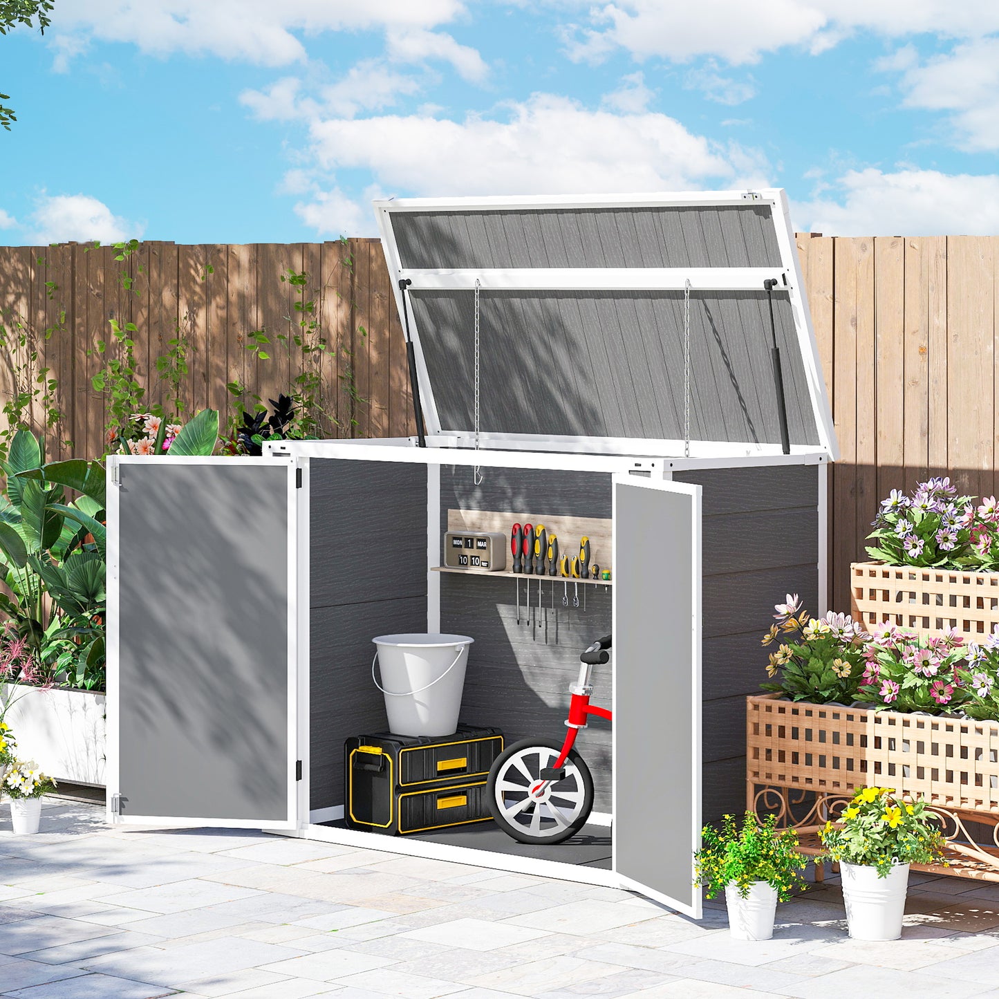 41 Cu. Ft. Garbage Bin Shed