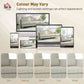 3 Seater Sofa, 74" Modern Corduroy Upholstered Couch with Thick Spring Cushions, Solid Wood Legs, Armrests, Beige