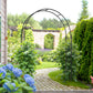 7FT Garden Arch Trellis, Outdoor Wedding Arbor for Ceremony for Climbing Roses, Vines and Plants