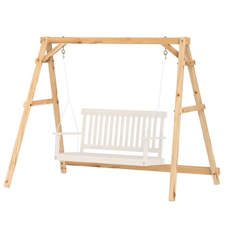 770lbs A-Frame Porch Swing Stand with Reinforced Bars