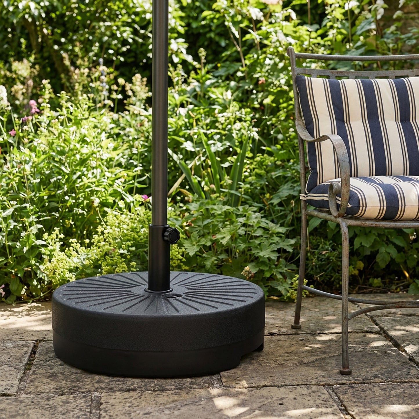 20" Fillable Water/Sand Umbrella Base Stand