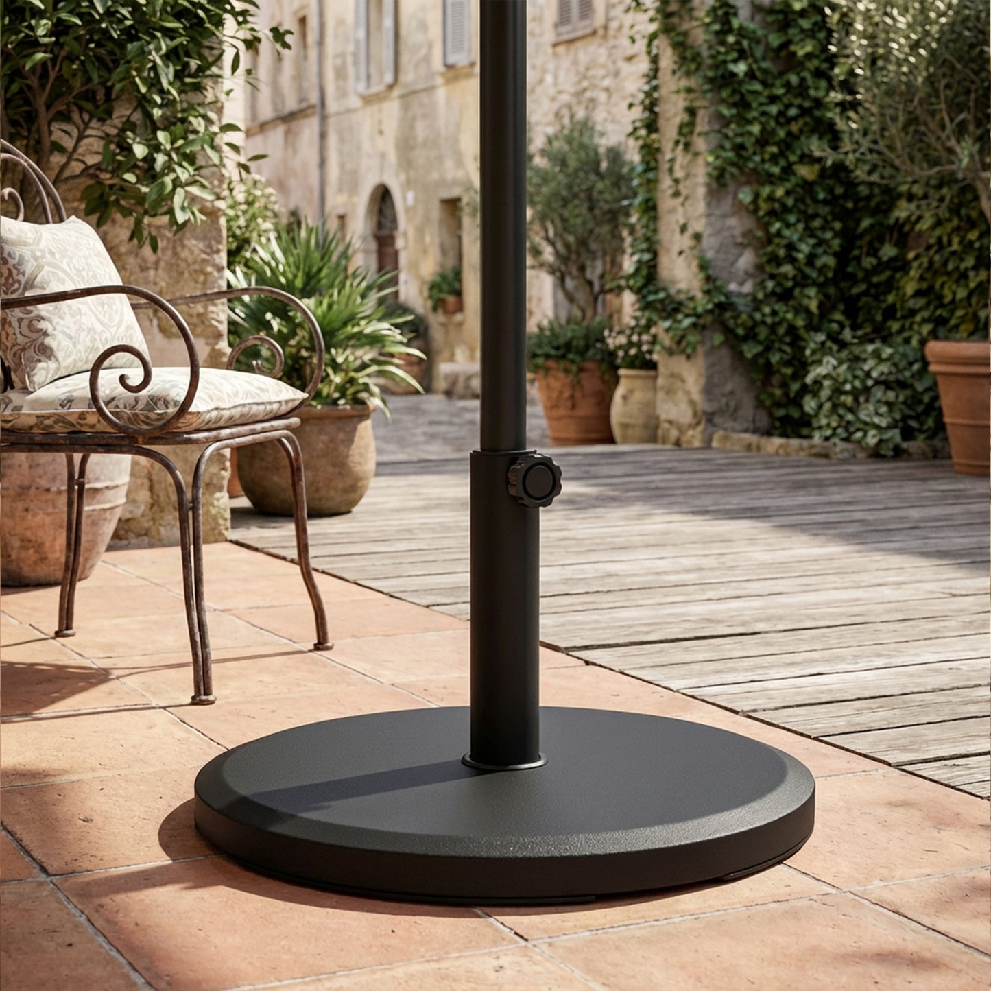 29 lbs Heavy-Duty Cement Patio Umbrella Base