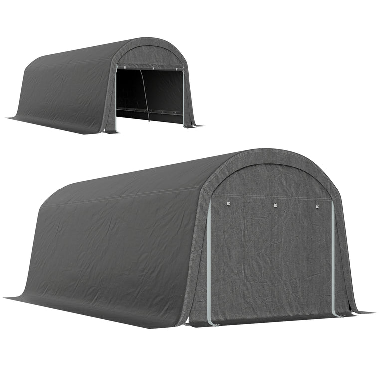 10' x 20' Portable Bike Tent with Roll-Up Door