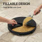 Patio Umbrella Base Portable Outdoor Umbrella Stand for Poles 1.4"/1.5"/1.9" Black