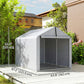 7' x 5' Portable Shed, Waterproof Bike Tent with Roll-up Zipper Door and Galvanized Metal Frame for Bike