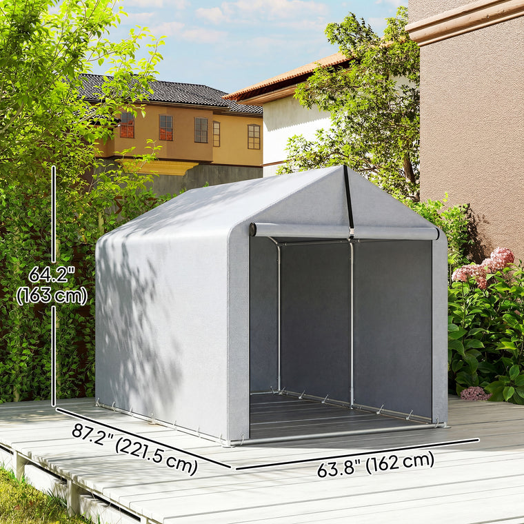 7' x 5' Waterproof Bike Tent with Roll-Up Zipper Door