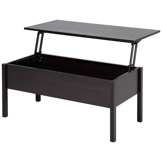 39" Lift-Top Coffee Table with Hidden Storage - Coffee