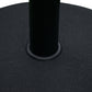 55 lbs Cement Round Umbrella Base Holder 20" Heavy Duty Parasol Stand for Patio, Outdoor, Backyard, Black