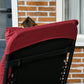 Folding Garden Chairs Set of 2, Reclining Zero Gravity Chair, Sun Lounger with Cushion and Headrest, Khaki