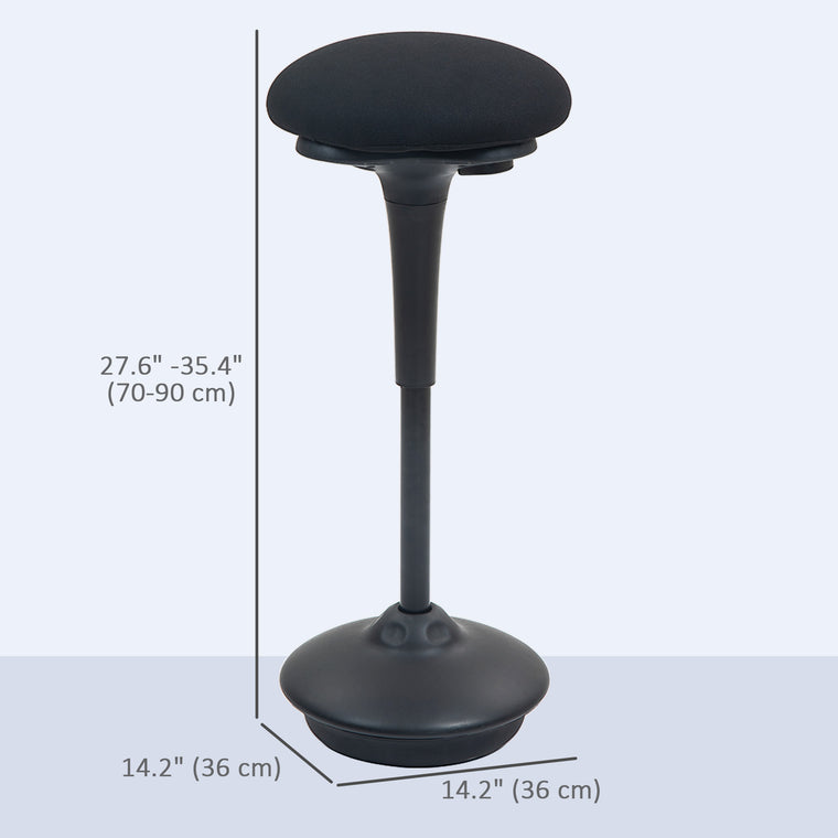 Adjustable Swivel Wobble Stool Chair