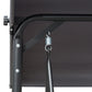 3 Person Porch Swing Outdoor Swing Chair with High Back Design, Side Pouches and Adjustable Canopy, Dark Grey