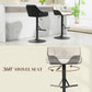 Swivel Counter Height Bar Stools Set of 2 with Back