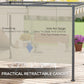 10' x 7' Patio Pergola with Retractable Canopy, Outdoor Sun Shelter, Yard Shade, Cream White