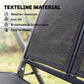 3-Seater Swing Chair Covered Garden Hammock A-Frame Outdoor Porch Glider Sling Seat with Adjustable Canopy Cover, Black
