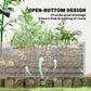 Greenhouse with Raised Garden Bed, Galvanized Metal Planter Box with PE Cover, Roll Up Door, 56" x 56" x 75", Green