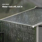 8' x 6' Outdoor Storage Shed, Metal Garden Shed with 2 Windows, 4 Vents, Lockable Doors and Gloves, Dark Grey
