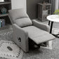 Electric Power Lift Recliner Chair with Remote Control and Side Pocket for Living Room, Grey