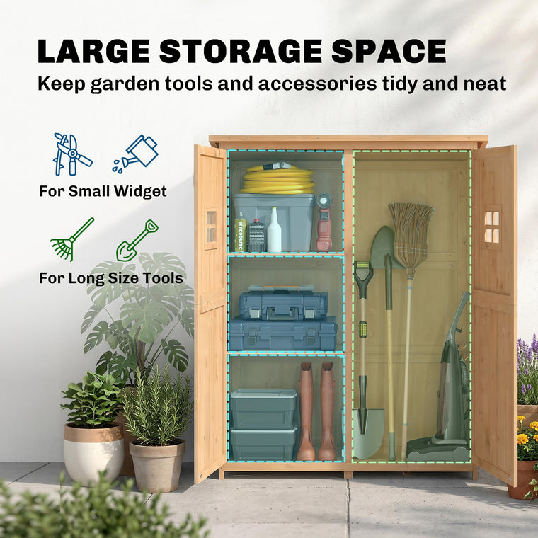 4' x 1.5' Tool Cabinet with Double Doors and Window