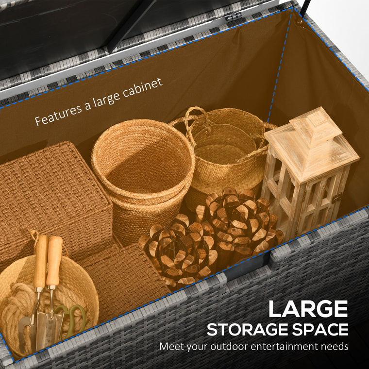 113 Gallon Rattan Storage Box