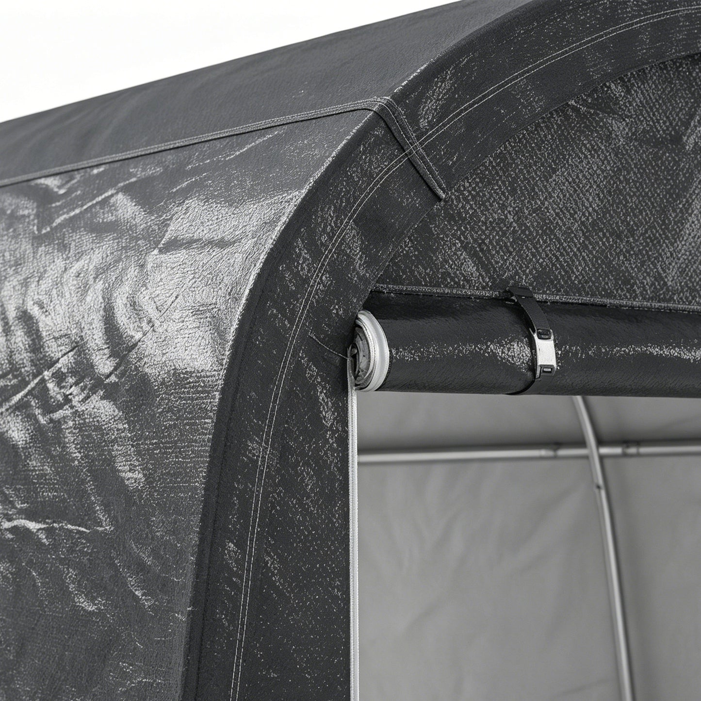 10' x 10' Outdoor Storage Tent, Heavy Duty and Waterproof Portable Shed for Bike, Motorcycle & Garden Tools