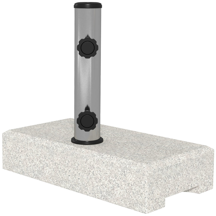 55 lbs Grey Half Granite Umbrella Base