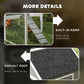 137" Wooden Chicken Coop with Chicken Run, Nesting Box, Dark Grey