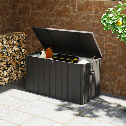 119 Gallon Galvanized Steel Deck Box with Lock